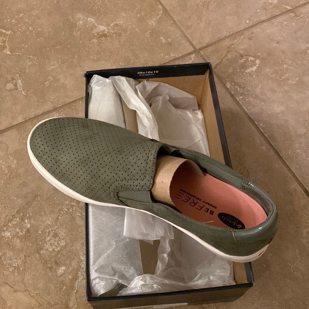 Olive green Dr. Scholls
